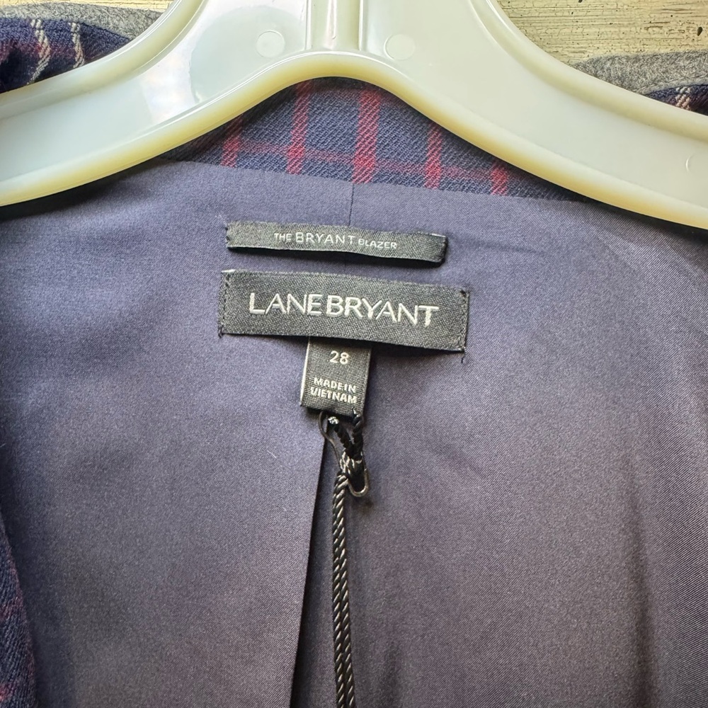 NWT Plaid Blazer - Picture 3 of 7